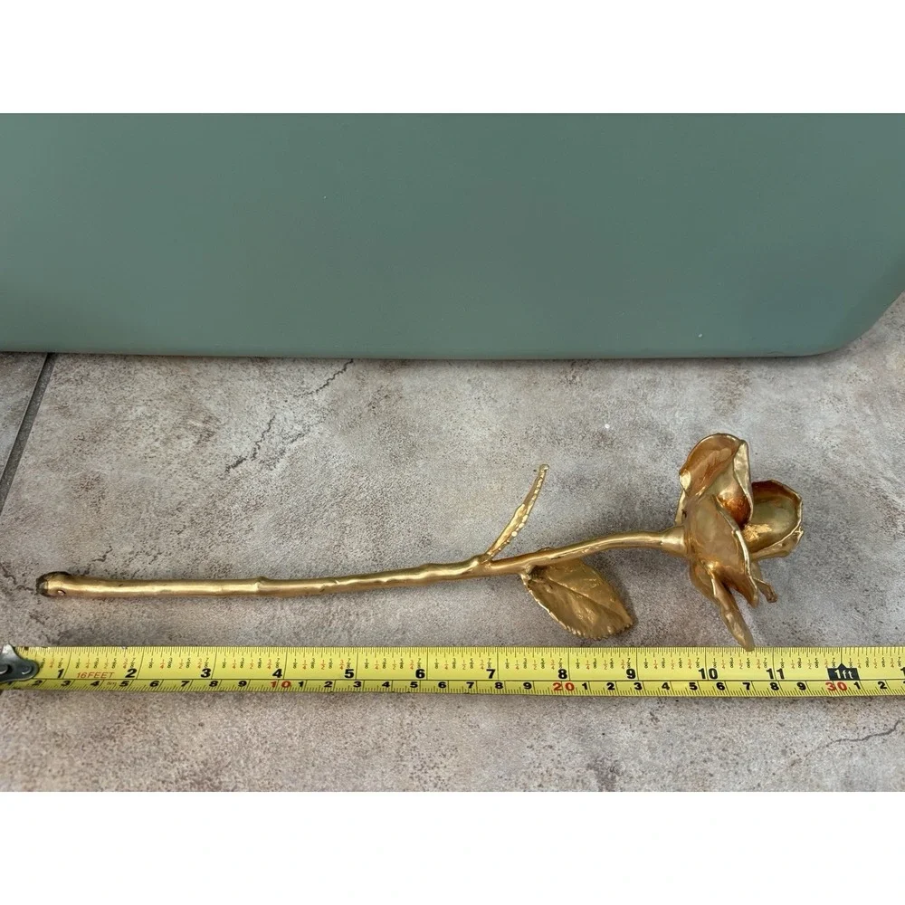 Real American Vintage Forever Rose 24kt Gold Dipped 16.5